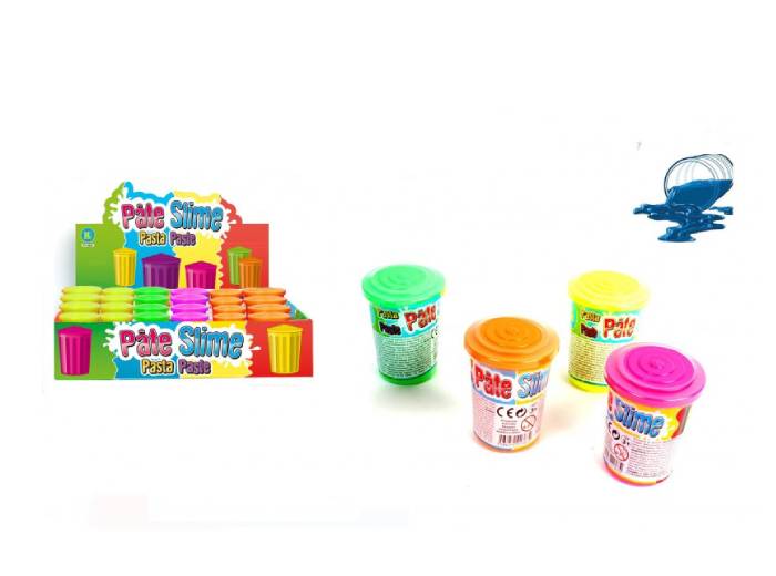pâte slime fluo mix 80gr
