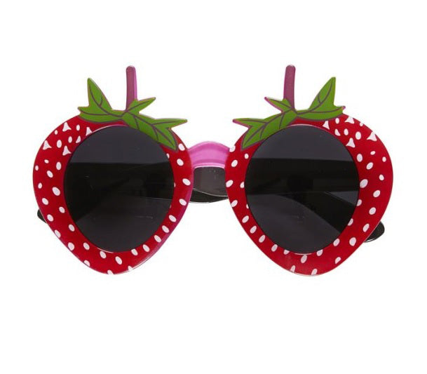 lunettes gag fraise