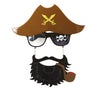 lunettes pirate avec barbe et chapeau