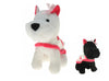 peluche chien mix 18cm