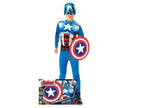panoplie déguisement captain america™+ bouclier enfant taille m