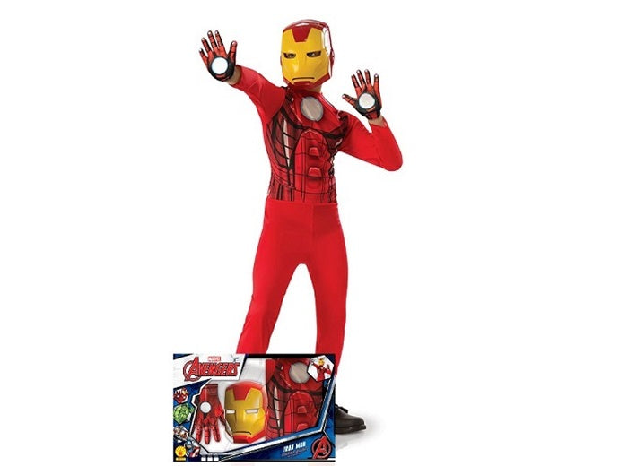 panoplie déguisement iron man™+ accessoires enfant taille l
