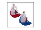 casquette gag motif i love you avec peluche mix