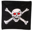 bandana pirate aux orbites rouges