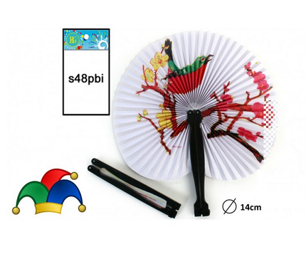 éventail chinois plastique 14cm