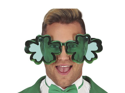 lunettes gag géantes jumbo st patrick verte adulte