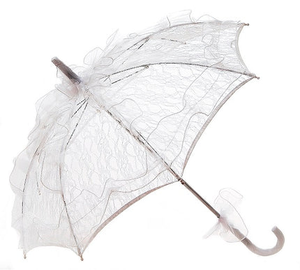 ombrelle dentelles blanc 75cm
