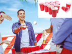 lot de 12 verres et 15 balles beer pong