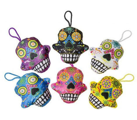 peluche crane fête des morts mix 15cm