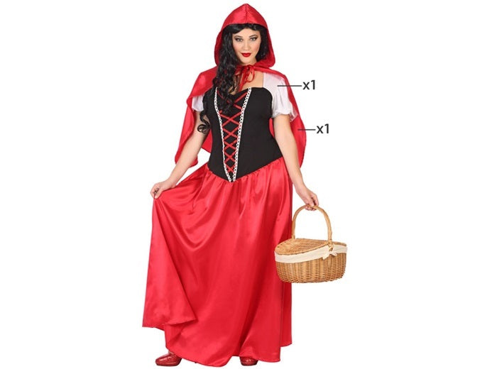 déguisement chaperon rouge 2pcs femme taille xxl