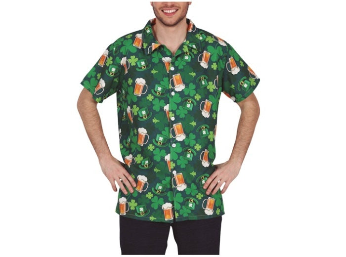 chemise fun gag saint patrick taille m/l