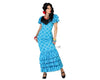 déguisement de flamenco femme bleu taille m/l