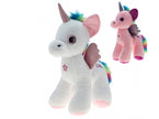 peluche licorne debout emily mix 30cm