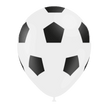 8 ballons HG112 blanc imprimé TAT foot pentagone