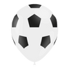 8 ballons HG112 blanc imprimé TAT foot pentagone