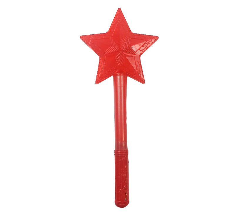 bâton lumineux etoile rouge 38cm
