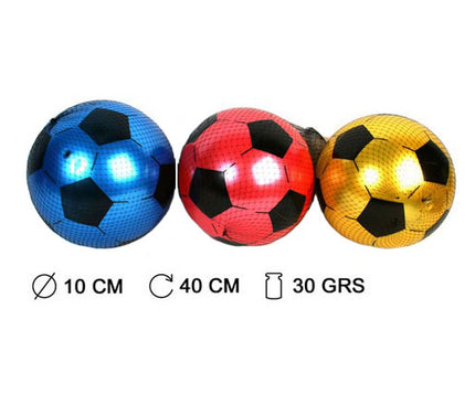ballon gonflable dans filet 10cm mix