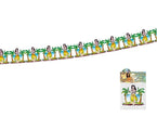 guirlande motifs hawaïenne/tahitienne avec palmiers 3m