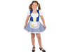 robe tyrolienne bleu enfant taille 128cm