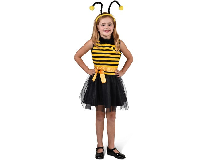 déguisement d''abeille bonnie jaune noir enfant taille 140cm