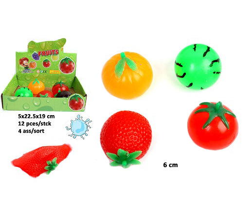 balle splash fruits mix 6cm