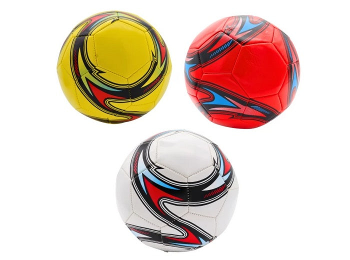 ballon de football taille 5 simili cuir mix 22cm