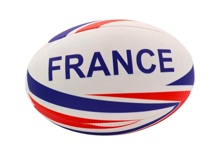 ballon de rugby taille 5 imitation cuir france 30x20cm