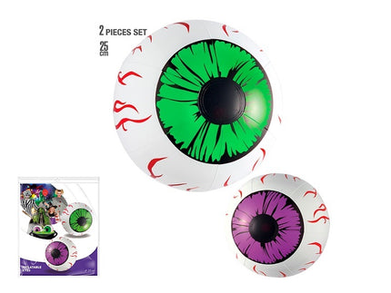 lot de 2 yeux gonflables 25cm