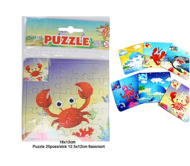 puzzle 25pcs océan mix