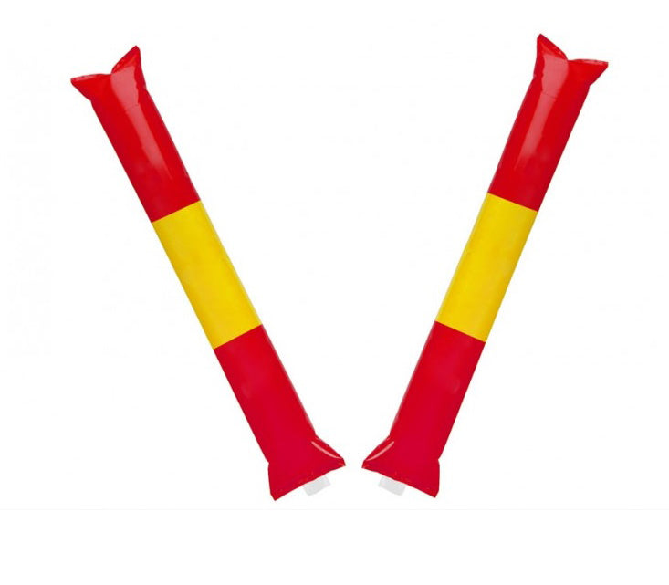 paire de batons air bang tap tap gonflables espagne