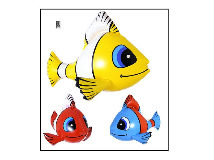 poisson tropical gonflable mix 60cm