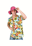 chemise tahiti hawaï multicolore clair taille xxl