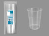 lot de 25 gobelets réutilisables transparents 50cl