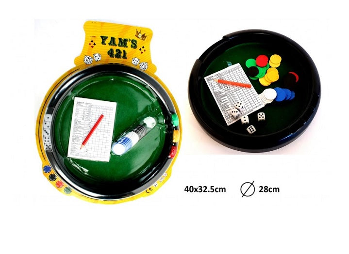 set jeux de dés yam''s piste et accessoires