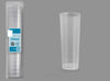 lot de 10 gobelets tube incassables transparents 22cl