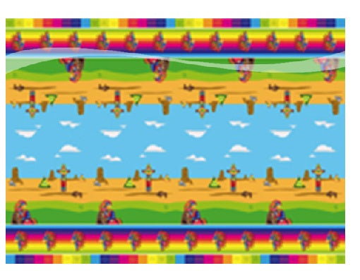 indien nappe en plastique 180x130cm