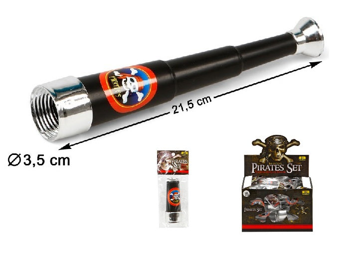 longue vue de pirate avec motif 21.5cm