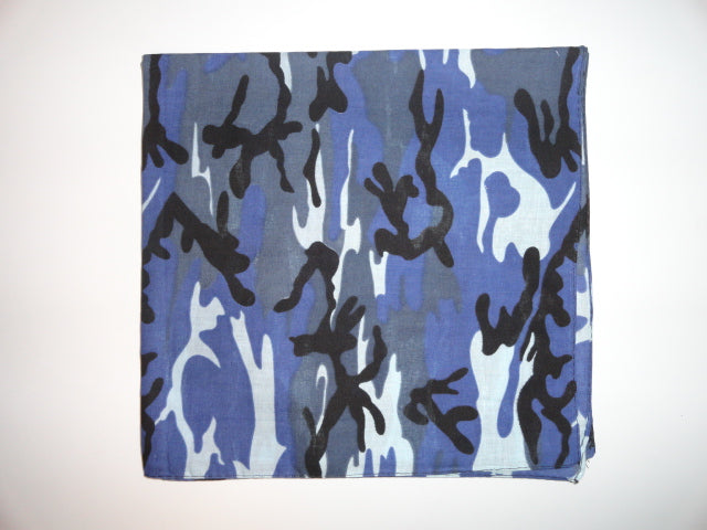 bandana army kaki bleu