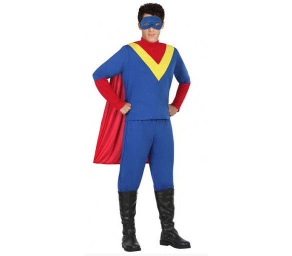 costume super héros 4pcs taille xl