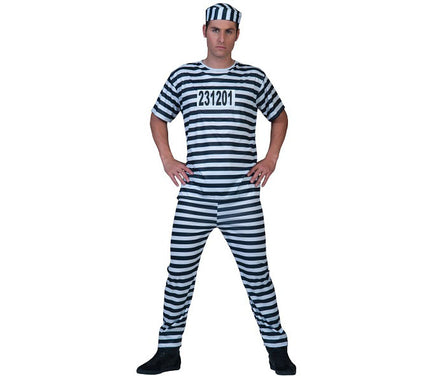 déguisement de prisonnier andy adulte taille xxl