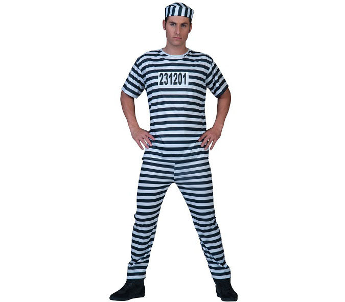 déguisement de prisonnier andy adulte taille xxl