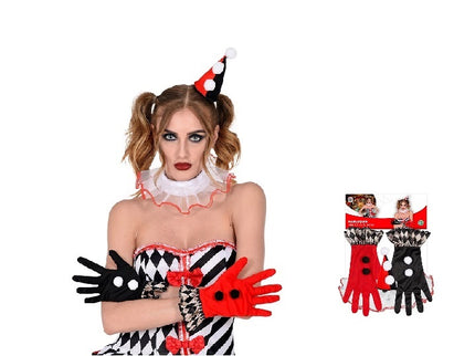 set accessoires clown arlequin d''horreur i 4pcs
