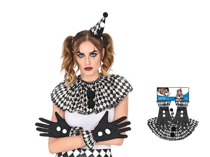 set accessoires clown arlequin d''horreur ii 4pcs