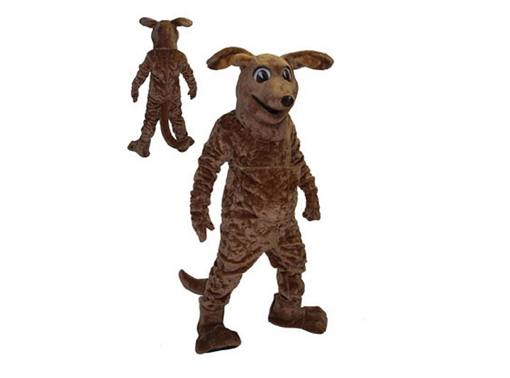 déguisement mascotte ventillée kangourou en peluche adulte