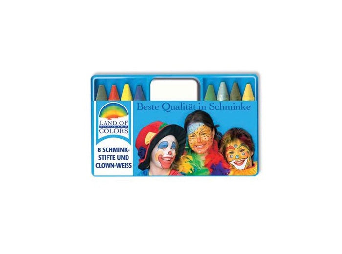 set de maquillage clown 12pcs