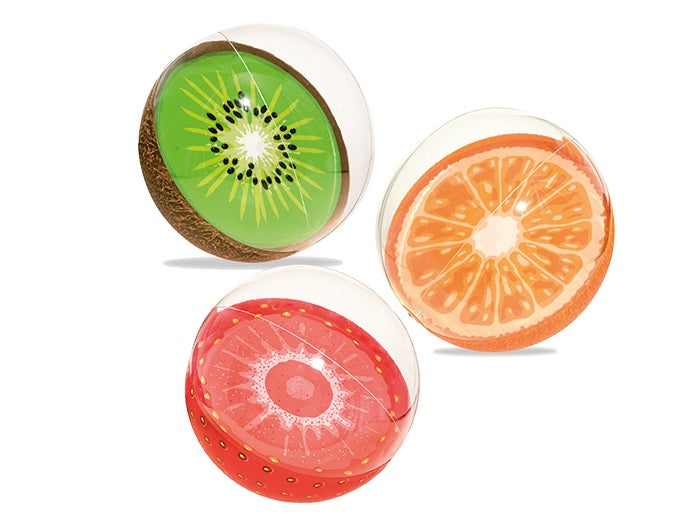 ballon gonflable de plage beach fashion fruit mix 46cm