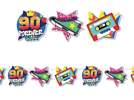 guirlande divers motif années 90''s forever 3m