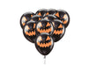 lot de 10 ballons de fête halloween motif citrouille noire 30cm