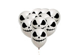 lot de 10 ballons de fête halloween motif fantôme blanc 30cm