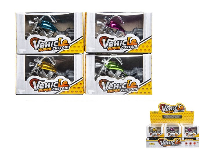 moto custom à friction mix 9cm